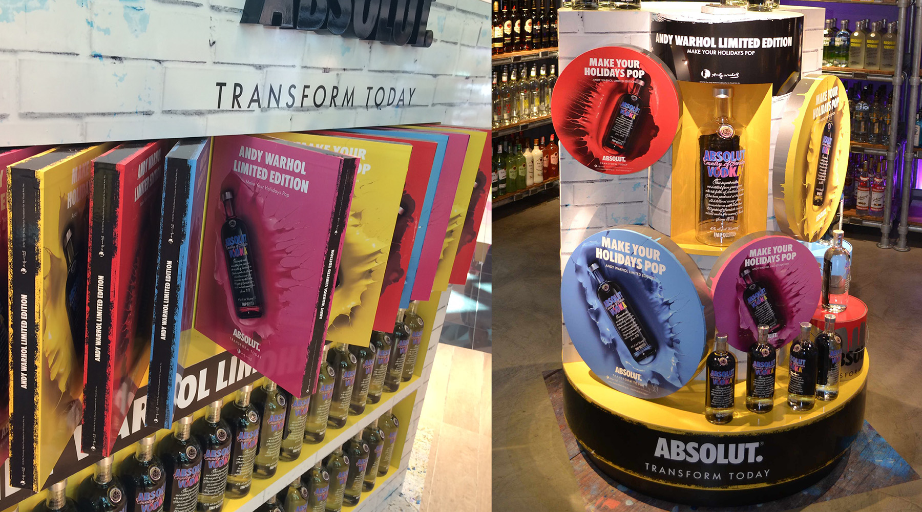 Absolut Warhol, Schiphol and Rome